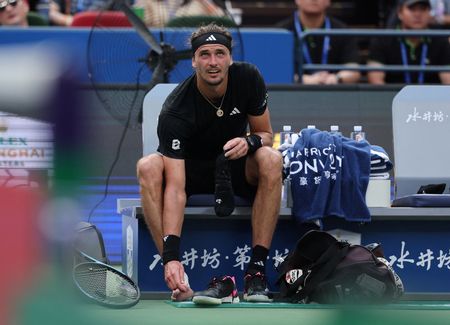 Tennis-Zverev accuses tournaments of slowing courts to favour Alcaraz and Sinner