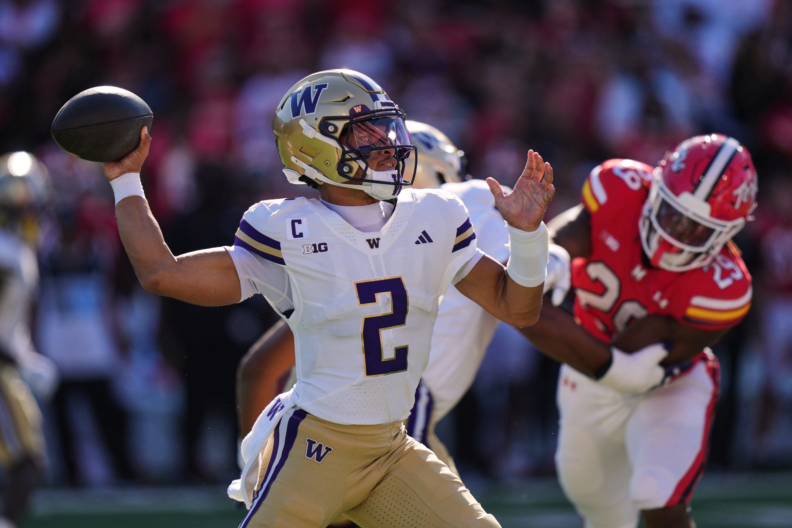 Washington storms back from a 20-point deficit, hands Maryland first loss, 24-20