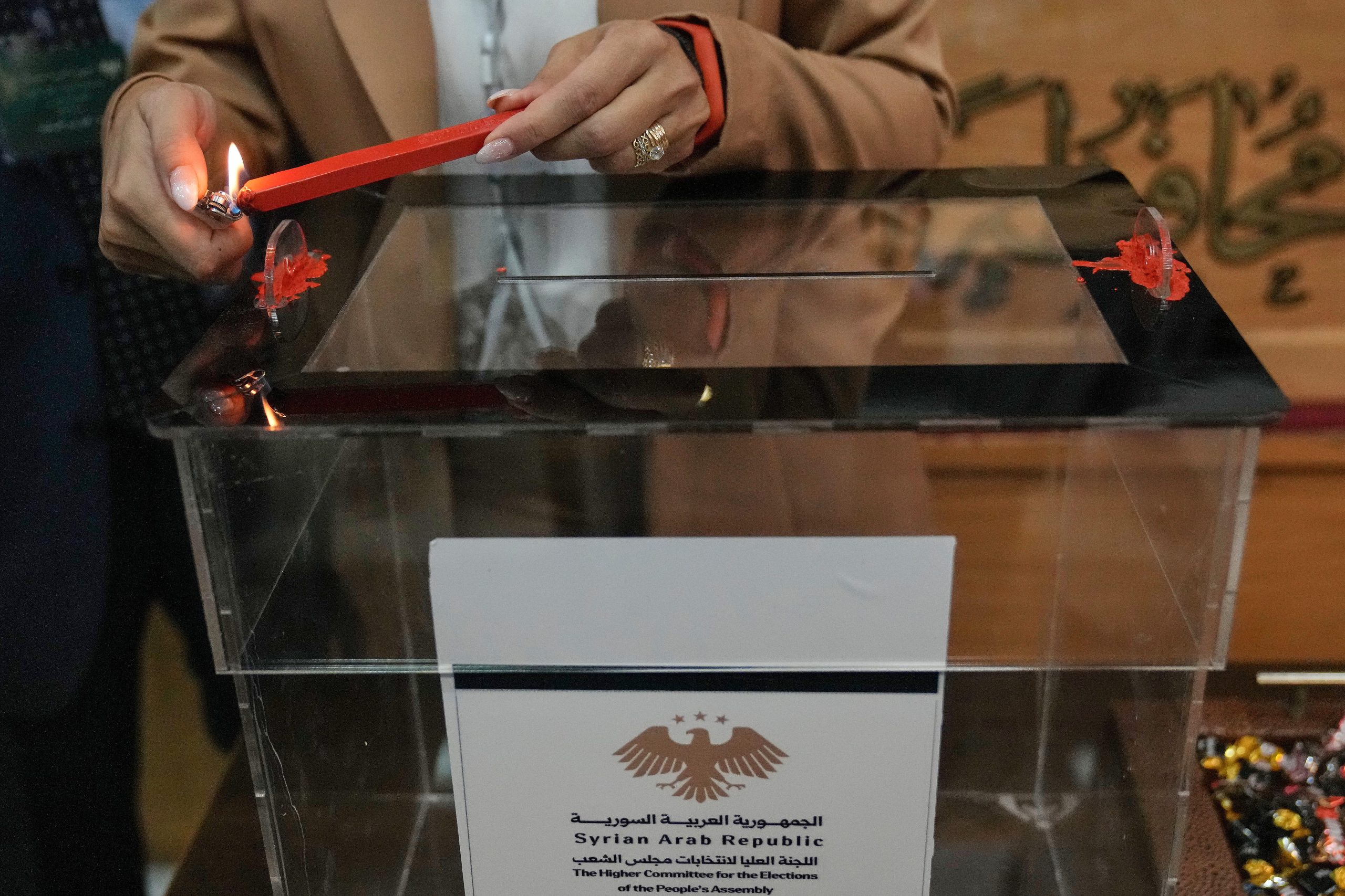 Syrians vote in the first parliamentary election since Assad’s fall, in photos