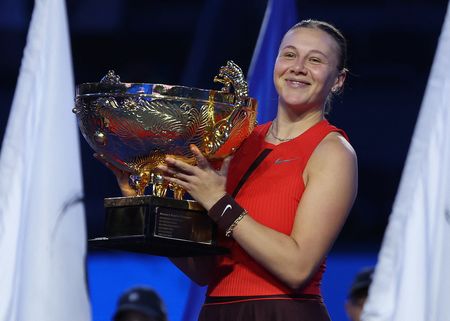 Tennis-Anisimova fights off Noskova challenge to win China Open