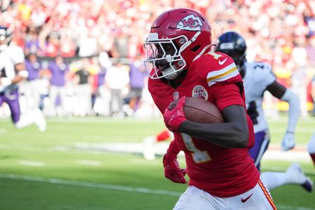 Chiefs downgrade WR Xavier Worthy to questionable vs. Jaguars