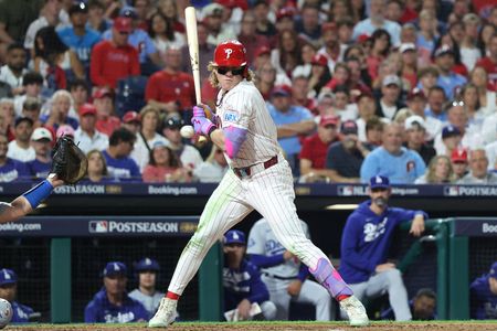 Phillies CF Harrison Bader (groin) out of lineup for Game 2