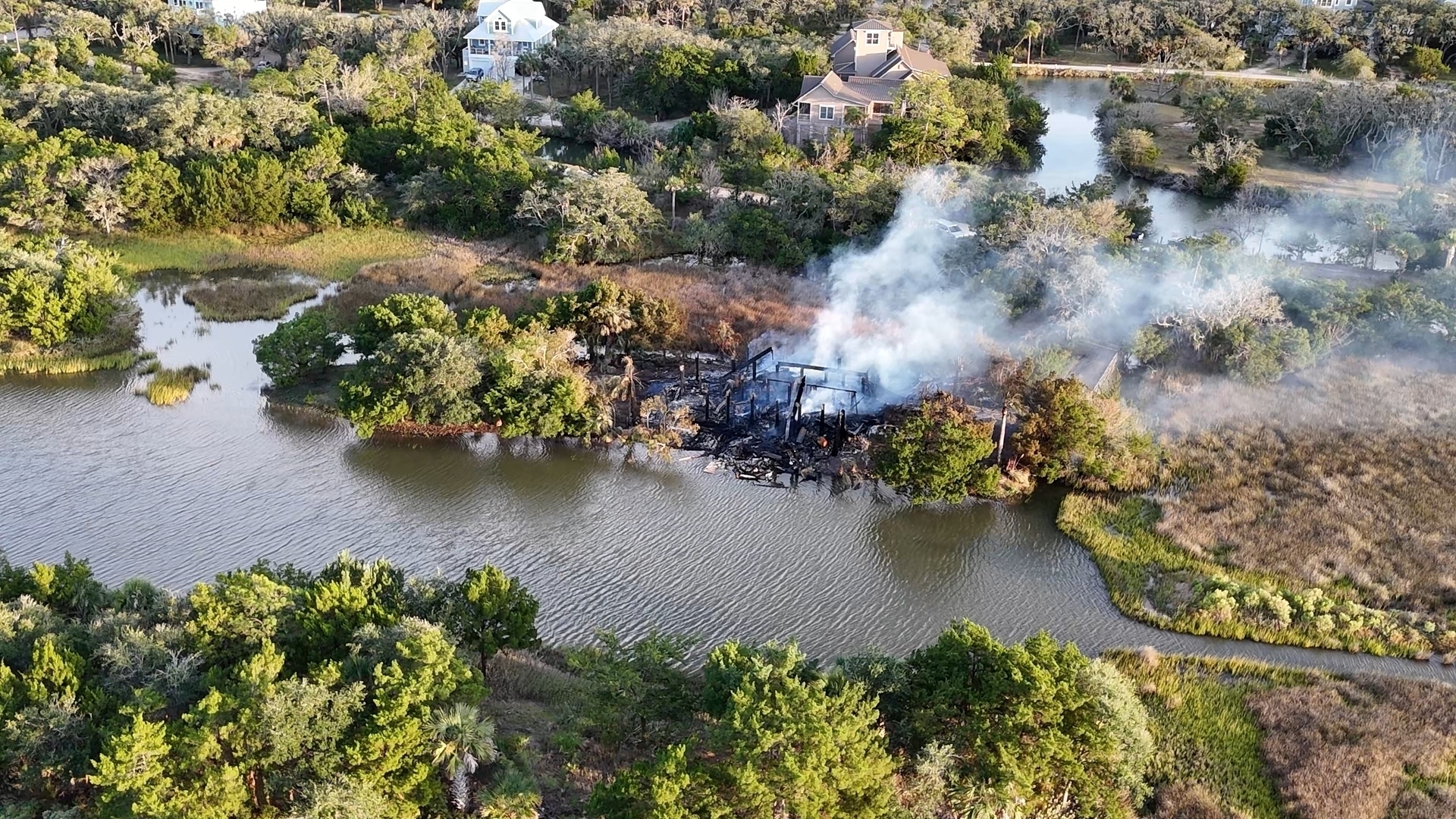 South Carolina’s top law official says no arson evidence so far in fire that destroyed judge’s home
