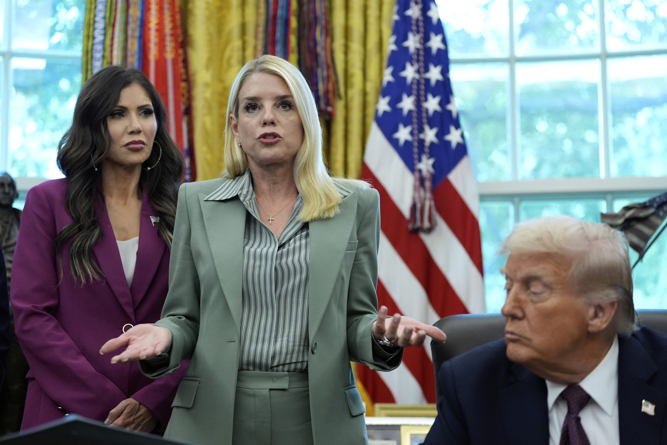 The Latest: Attorney General Bondi will face Senate over political pressure on Justice Department