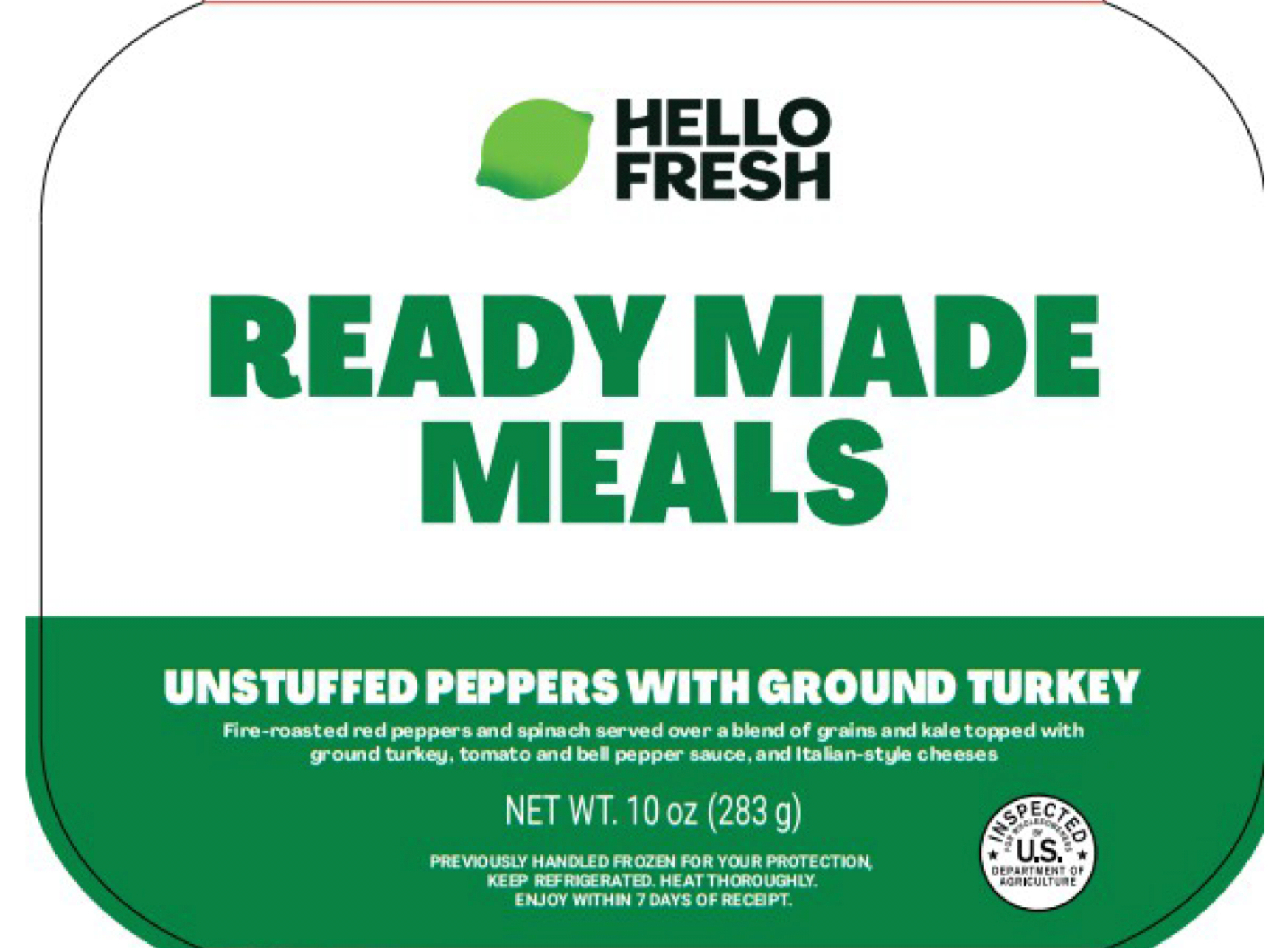USDA warns that Hello Fresh meals may contain listeria-tainted spinach