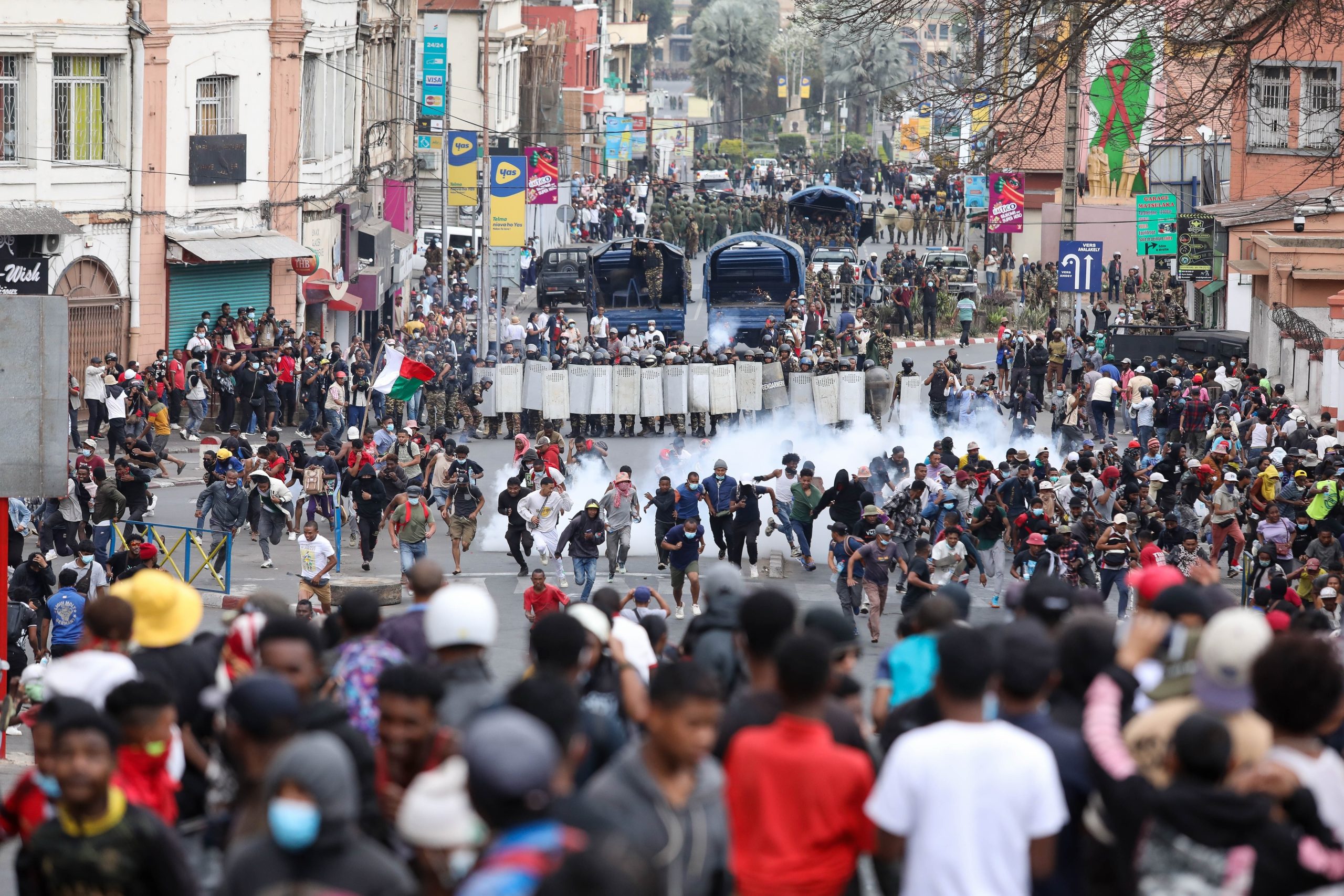 Madagascar’s Gen Z protesters clash with police as they call for president to step down
