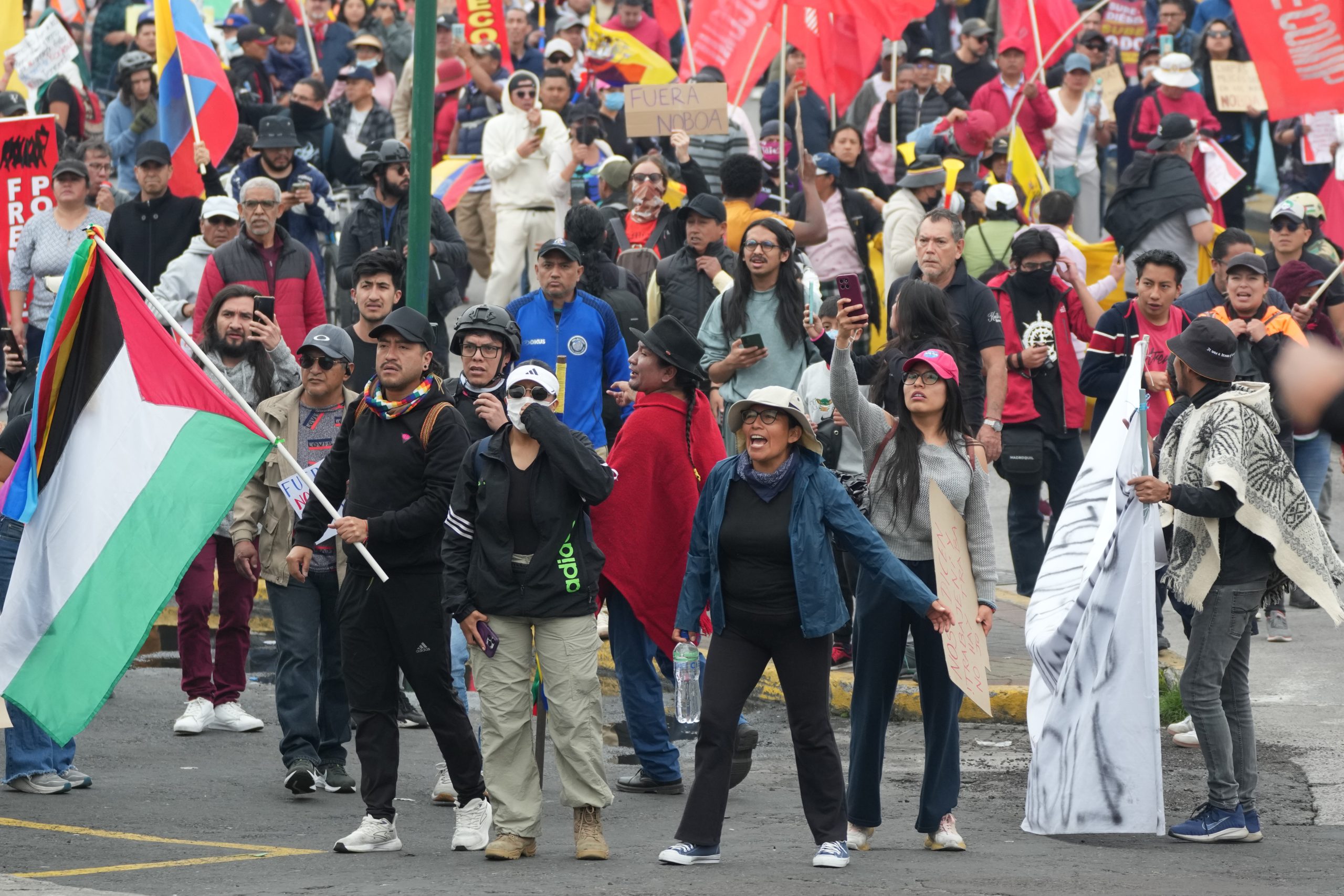 Protesters clash with police in Ecuador amid nationwide strike over fuel prices