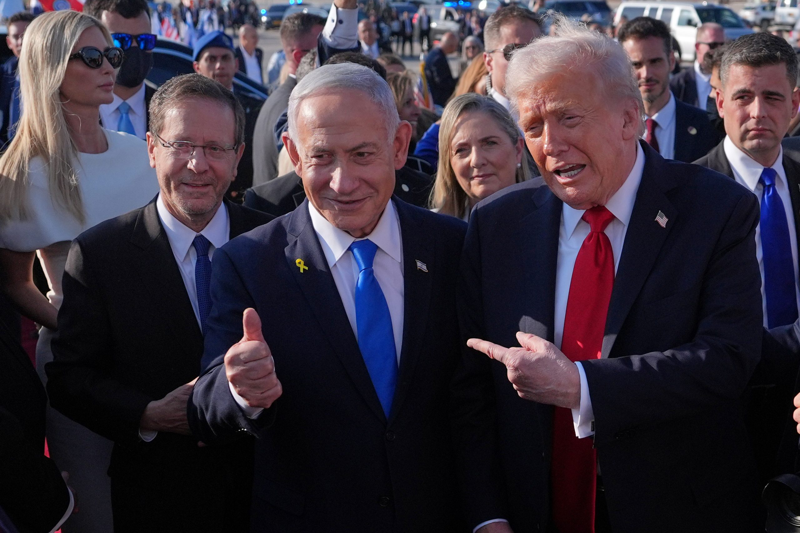 Trump wants to push for Middle East peace. Netanyahu is still talking up Israel’s military might