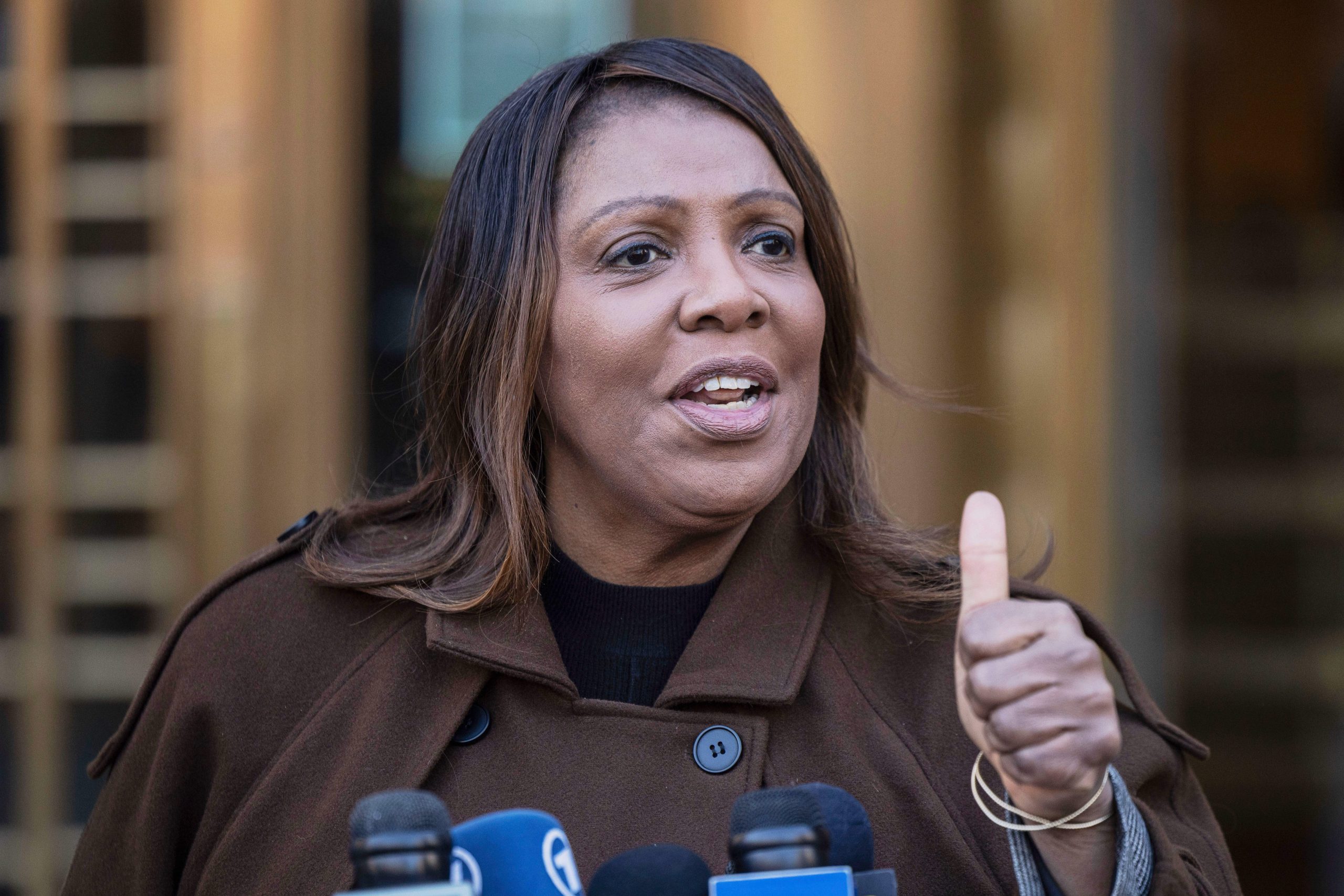 NY attorney general Letitia James to make first public appearance since indictment at Mamdani rally