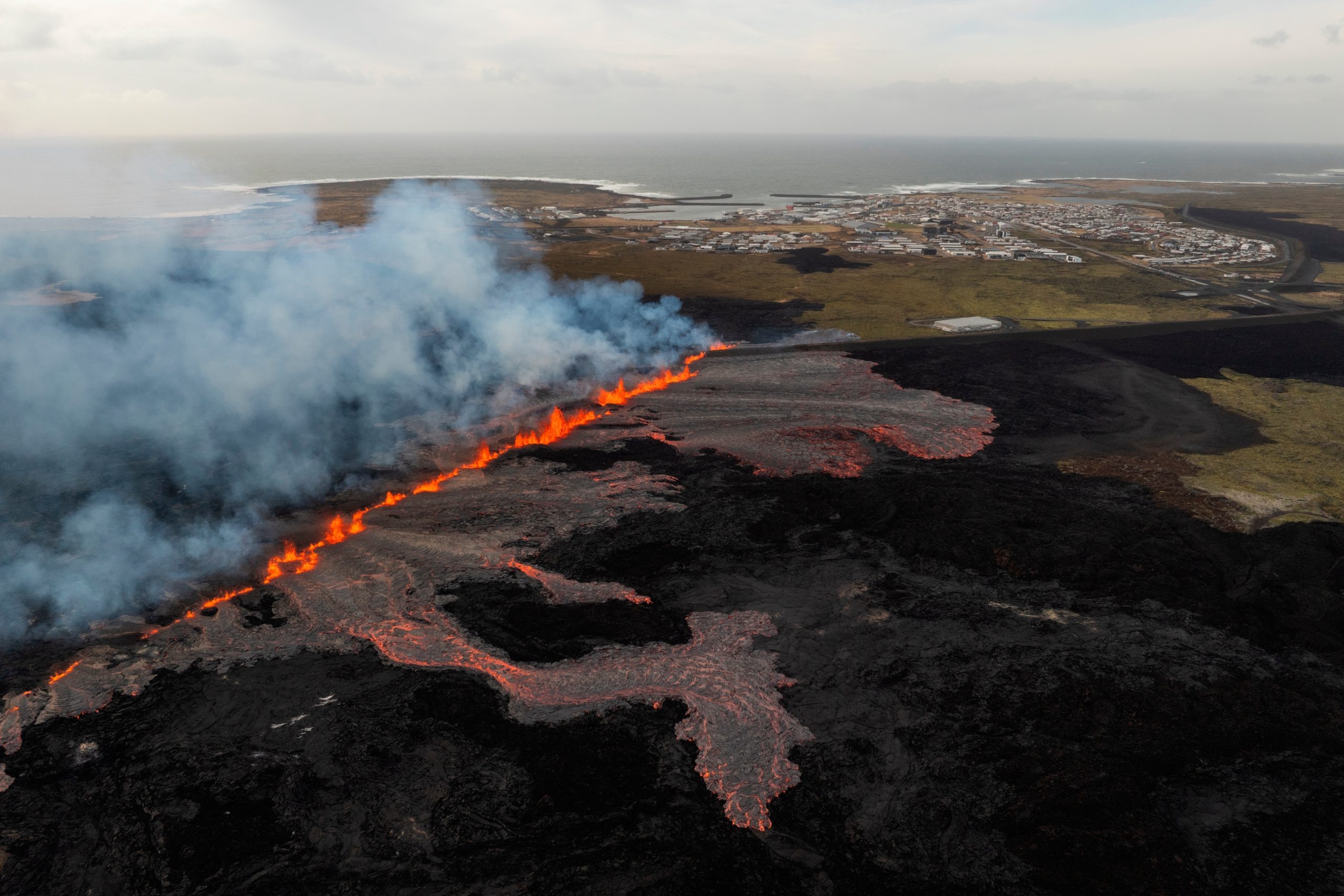 In Iceland, a town still shaken by volcanic eruptions tries to recover