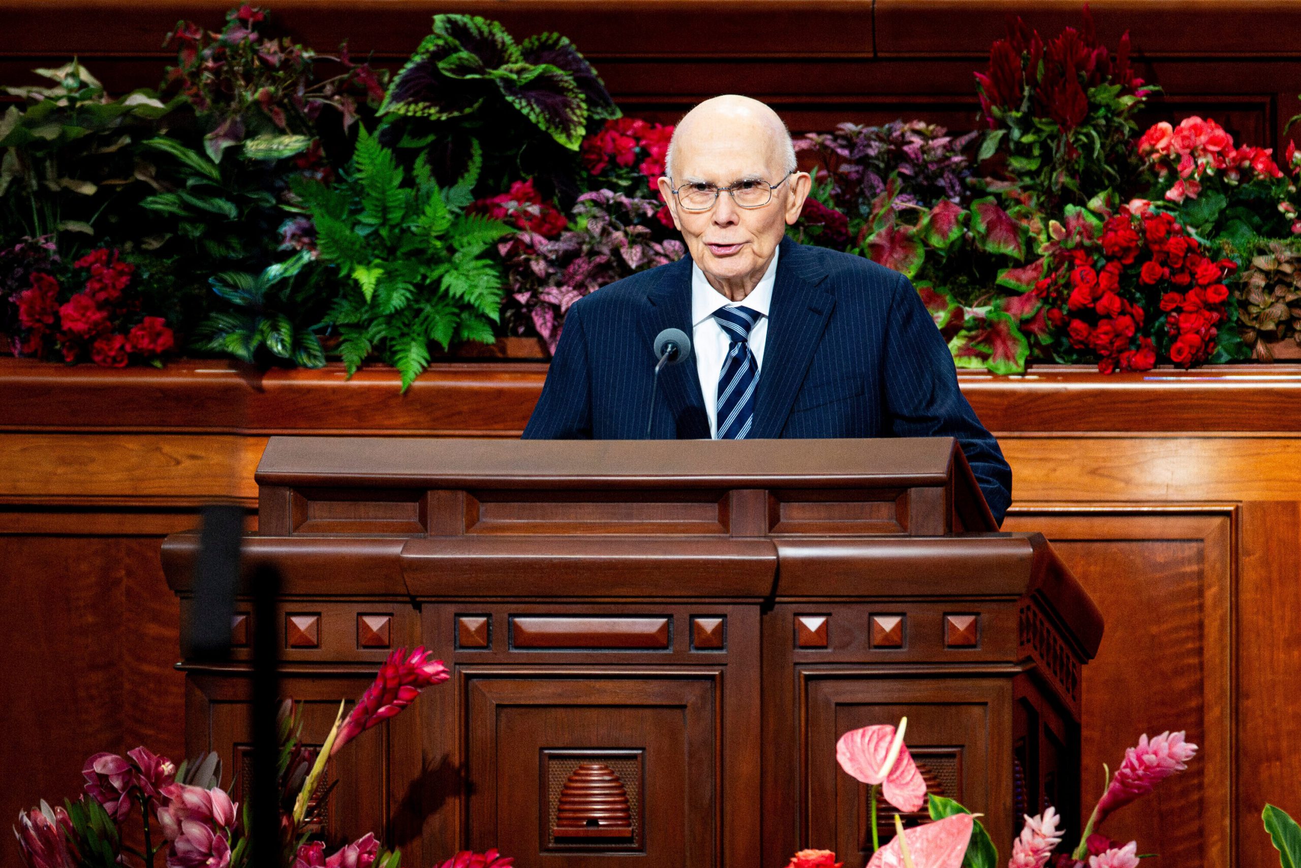 Dallin H. Oaks, former Utah Supreme Court justice, is selected to lead Mormon church