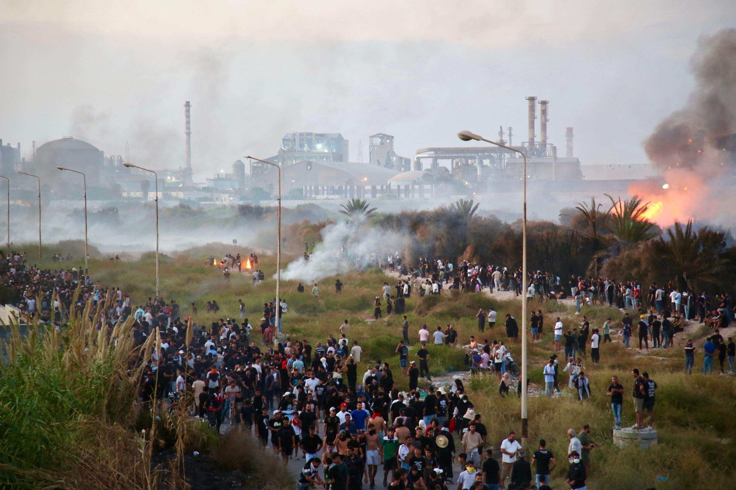 Violence erupts during anti-pollution protest as anger boils in Tunisia’s phosphate belt