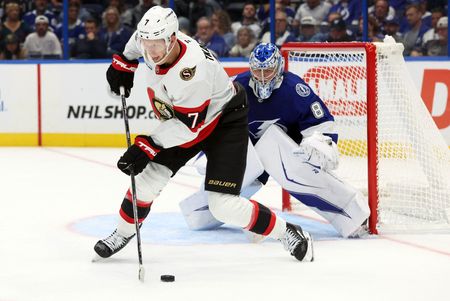 Senators captain Brady Tkachuk out 6-8 weeks due to thumb surgery