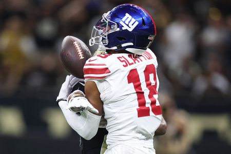 Giants WR Darius Slayton downgraded to out vs. Broncos