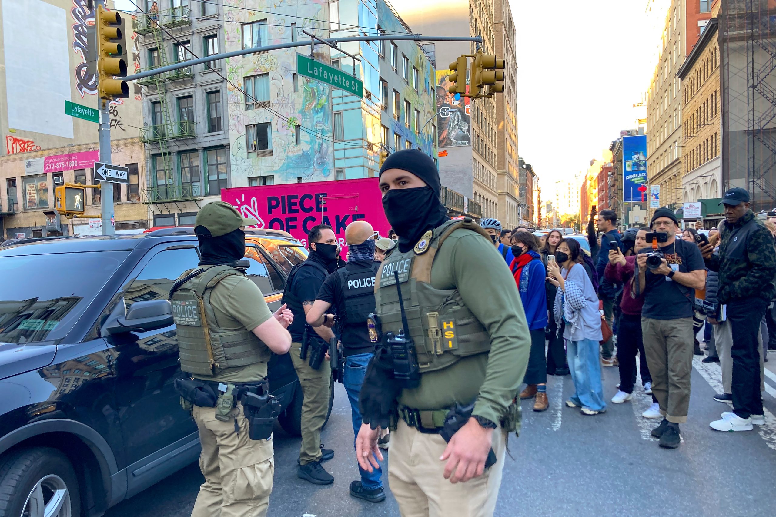 Feds say 14 arrested during chaotic immigration sweep that sparked protests on NYC’s Canal Street
