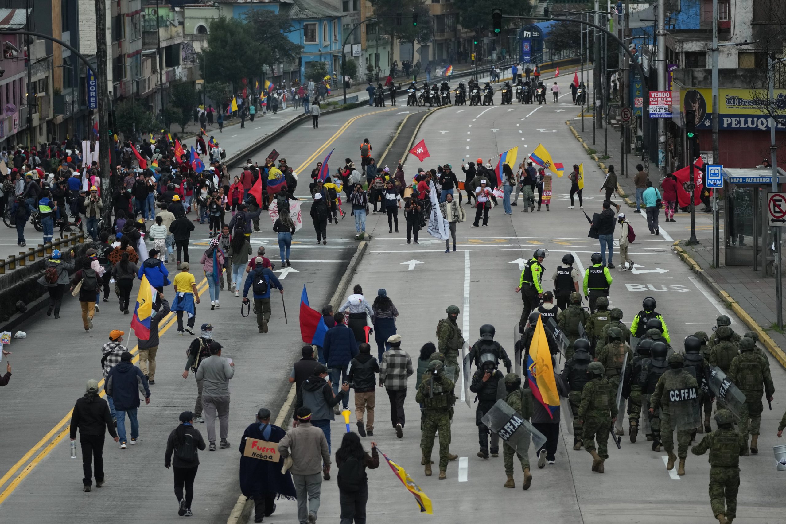 Ecuador’s Indigenous alliance ends highway-blocking protests after military threat