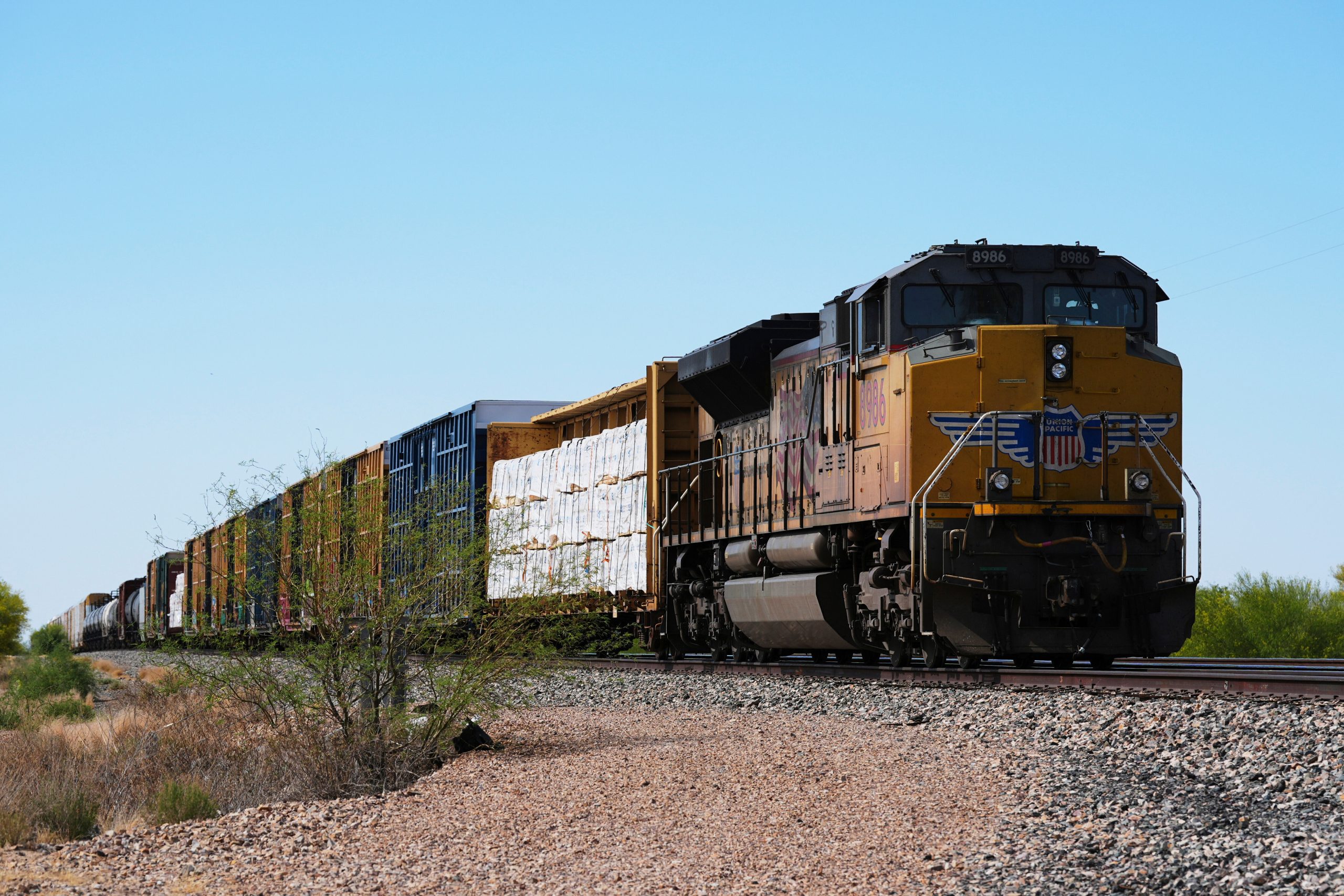 Union Pacific reports 7% higher profits as its CEO makes the case for Norfolk Southern merger