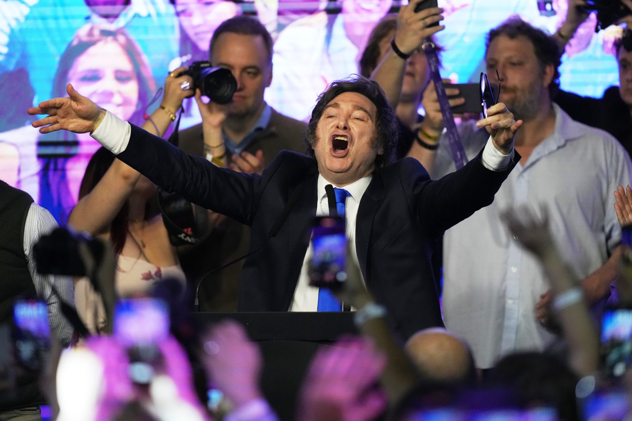 Milei’s party wins big in Argentina’s midterm elections, in photos