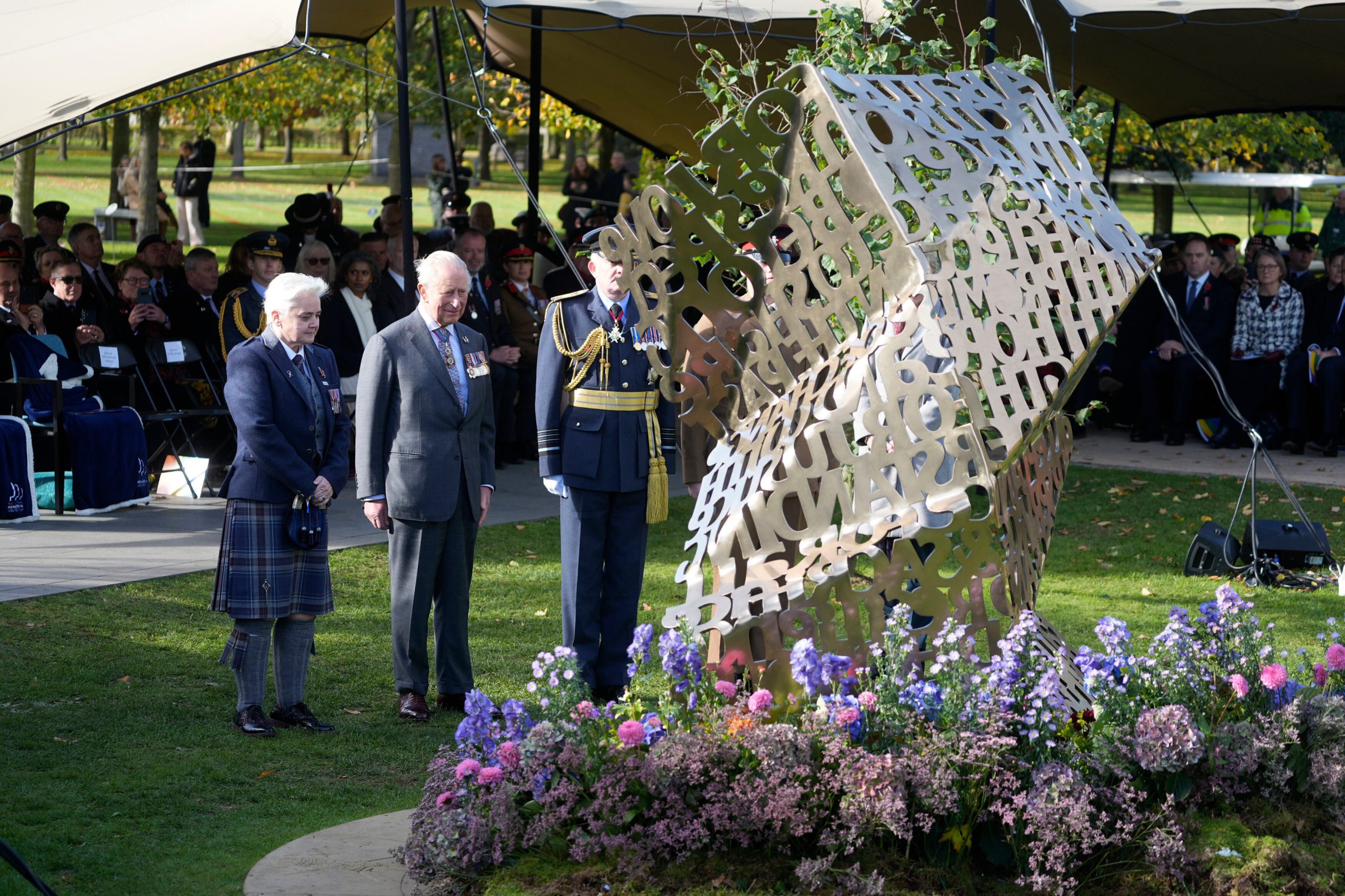 King Charles III dedicates Britain’s first national memorial to LGBTQ+ troops