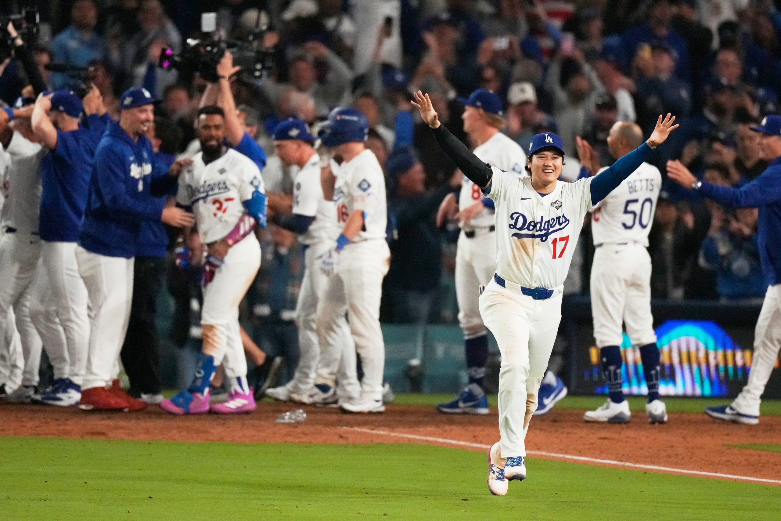The Dodgers’ historic World Series Game 3 victory, by the numbers