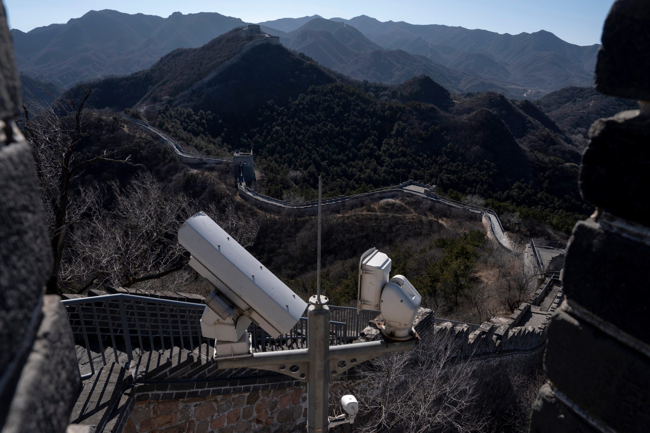 From beaches to ski slopes, photos show how cameras keep watch all over China