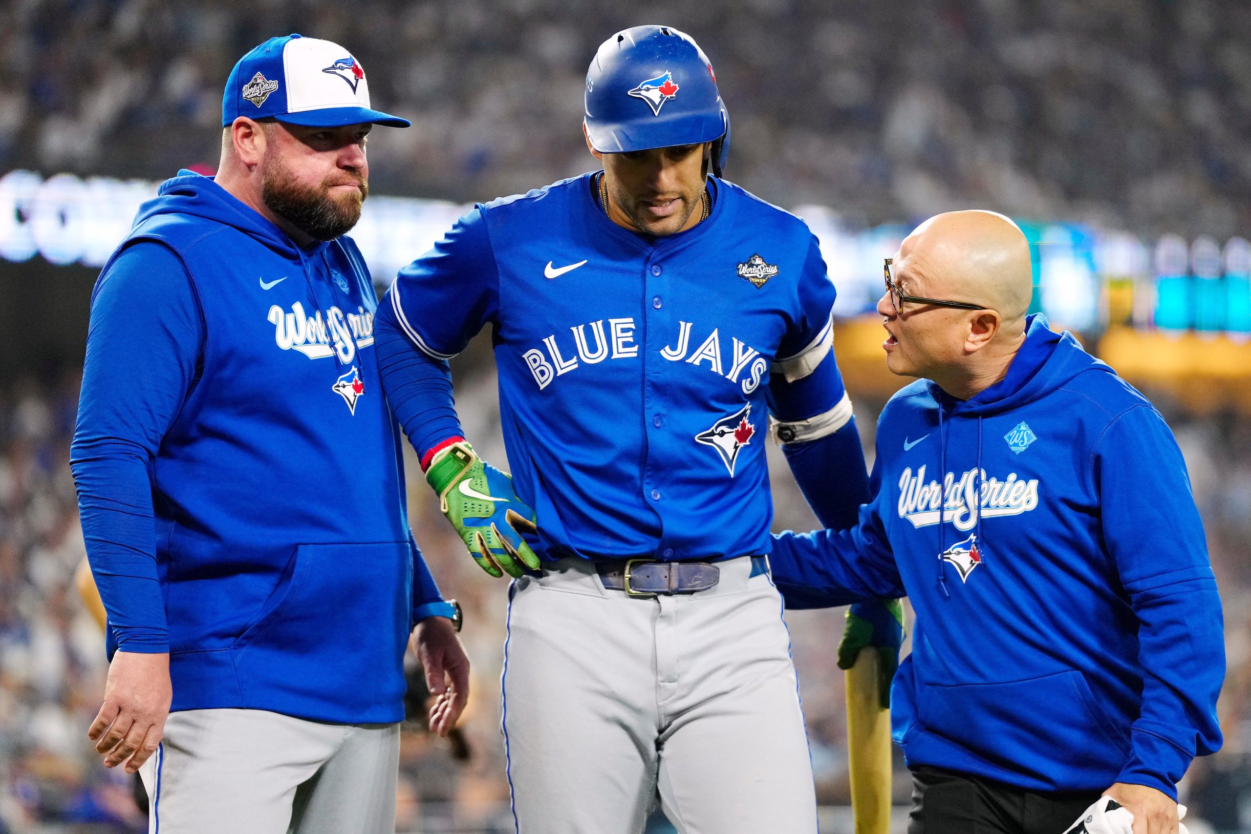 Injured George Springer on track to play in Game 6 for Blue Jays, manager says
