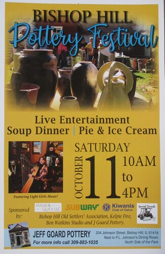 Bishop Hill Pottery and Art Festival Celebrates Creativity and Community on October 11, 2025