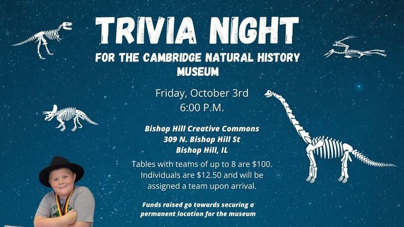 Join Cambridge Natural History Museum Trivia Night to Support the Building Fund on October 3, 2025