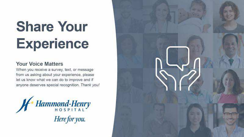 Hammond-Henry Hospital Launches New Patient Experience Surveys for Immediate Feedback and Care Improvement
