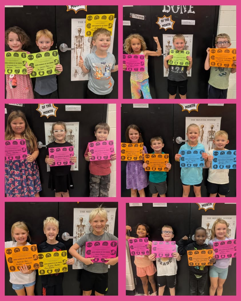 Lincoln Elementary hard workers for September!