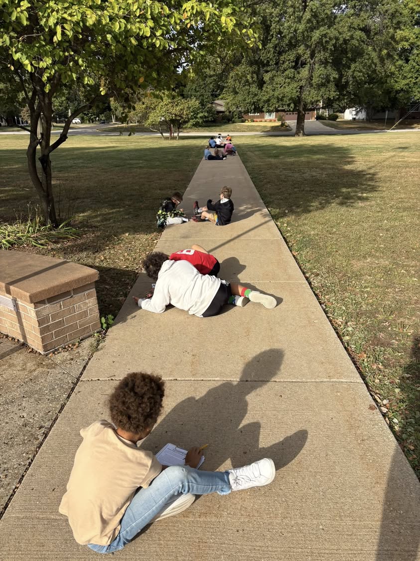 Mrs. Johnson’s class enjoyed practicing reading skills with a splash of October sunshine☀️ #MAC185 #edisonbombers