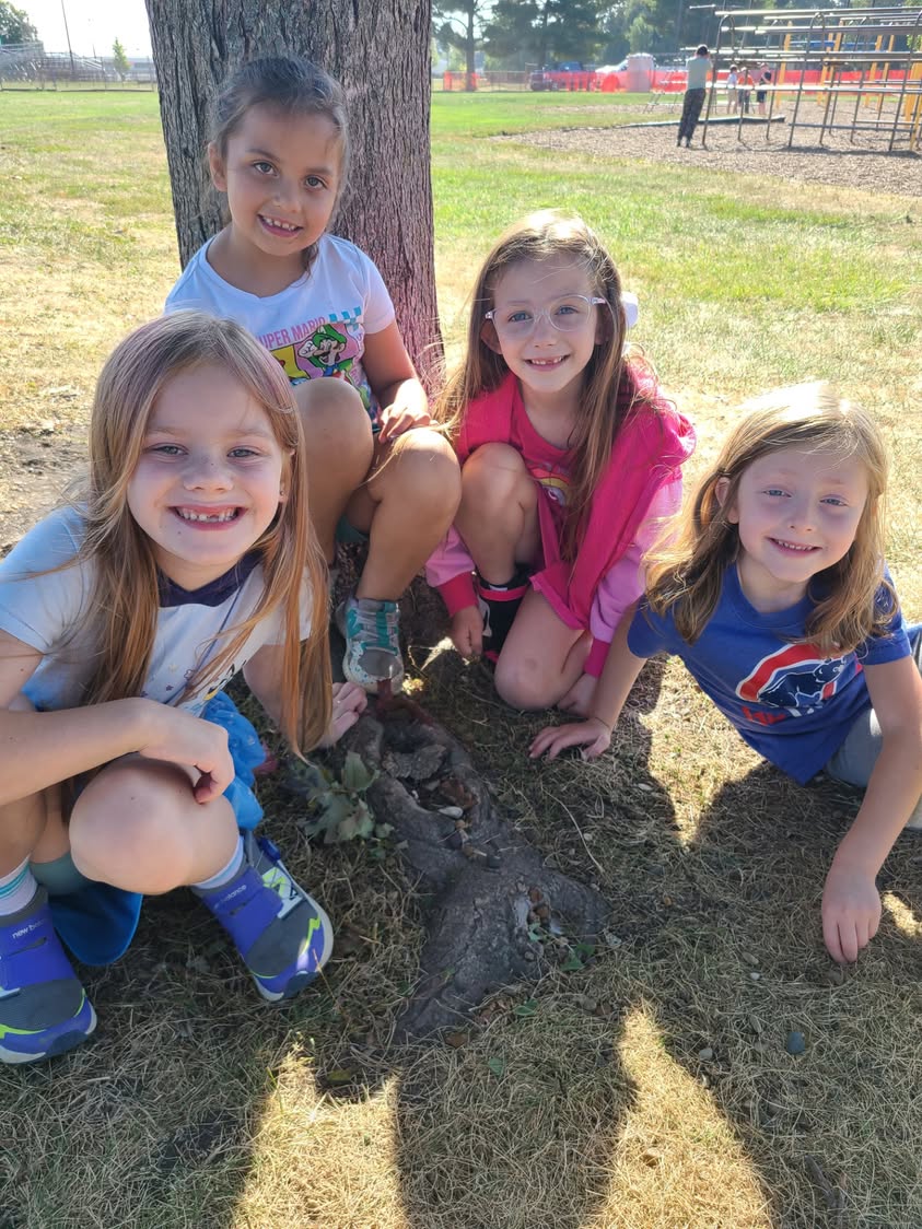 Some sweet 2nd graders spend their recess each day making little homes for their playground insect friends. Today’s home…