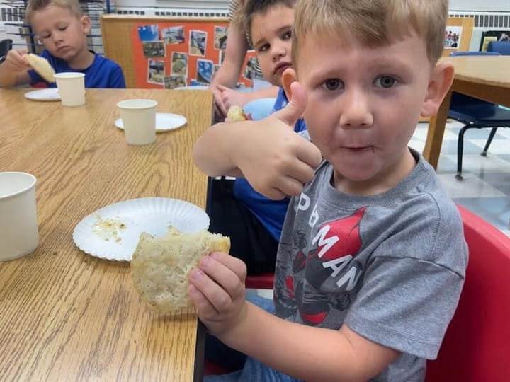Mrs Kessler’s class began a unit of study on honey bees by taste testing honey on biscuits. A majority of the pre-K stud…