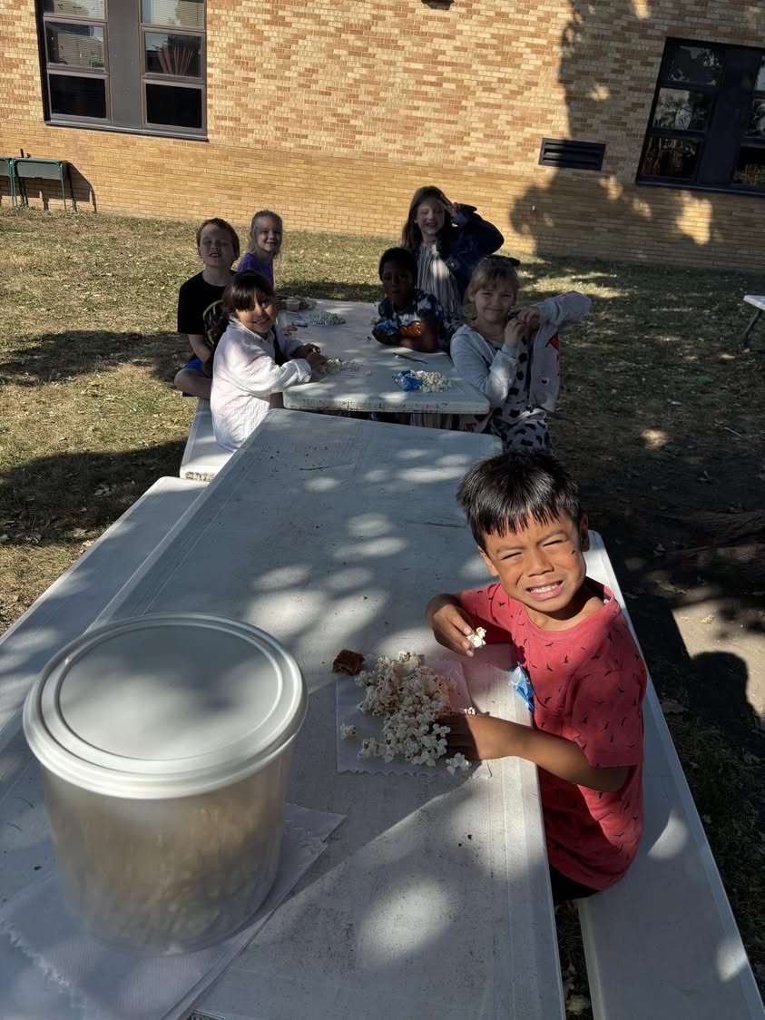 Mrs. Coupland’s class LOVES popcorn Fridays!!!