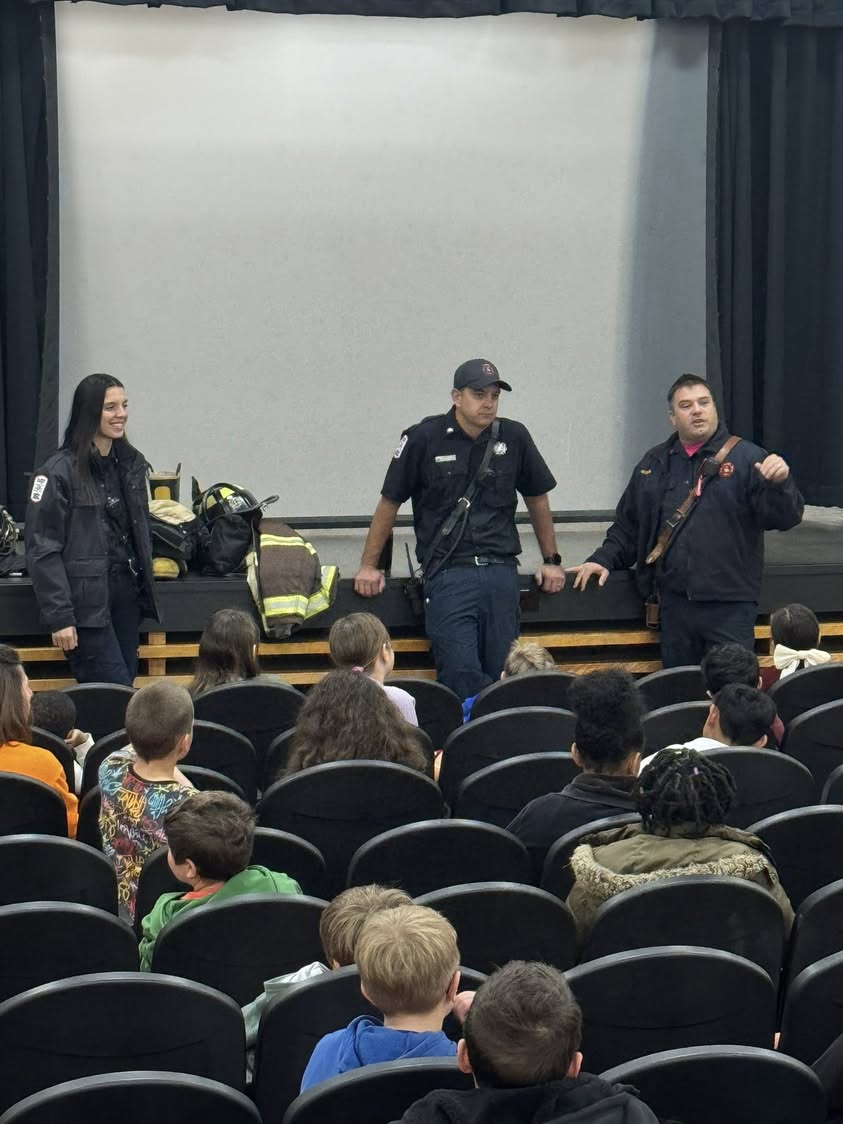 Thank you to the Macomb Fire Department for educating our students at Edison on fire safety. #edisonbombers #MAC185