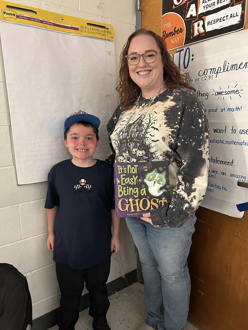 Today Miss Coker’s class had their second mystery reader! Thank you to McKinley’s mom for joining us! #MAC185 #edison