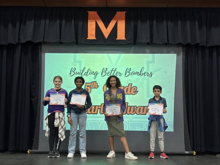 Building Better Bombers!! 5th Grade 1st Quarter Awards. #MAC185 #edison #5thgrade