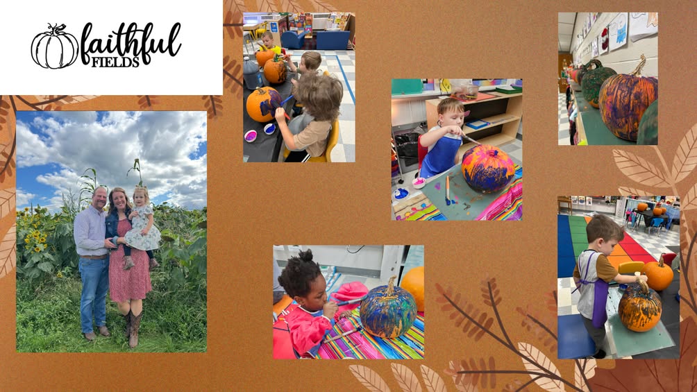 Mrs. James’ class got to paint pumpkins today as we get ready for some fun things ahead next week! A HUGE thank you goes…