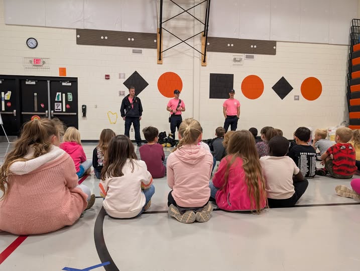 Thank you to the Macomb Fire Department for coming to Lincoln and teaching us about fire safety.