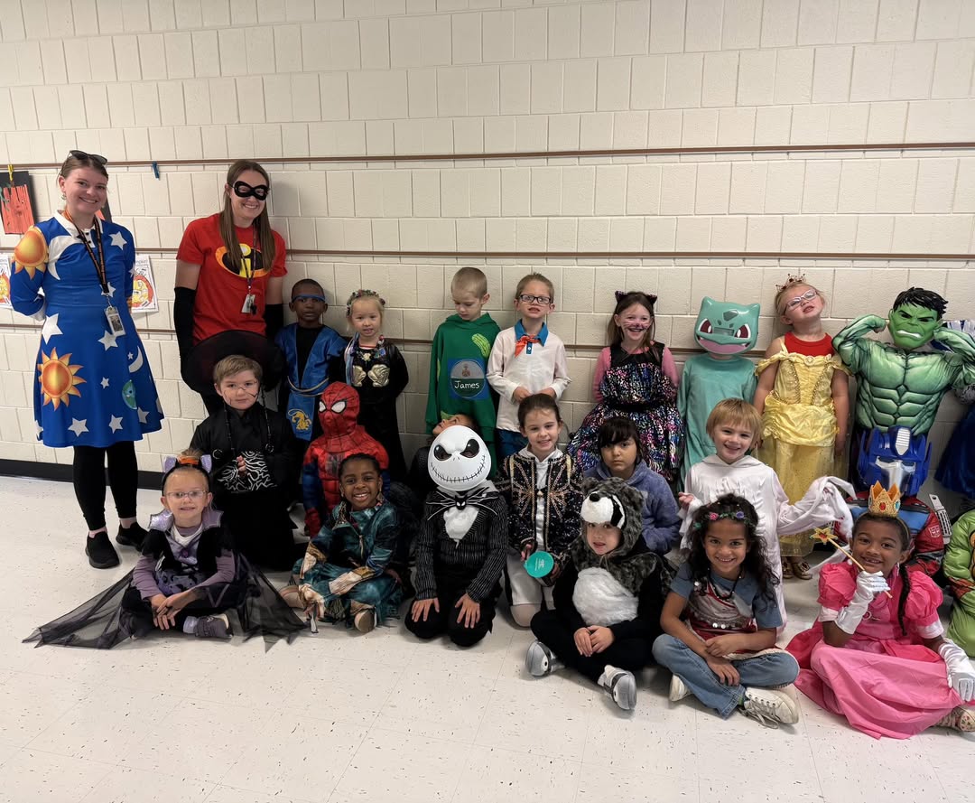 Mrs. Szechowycz’s class enjoyed dressing up for the costume parade!