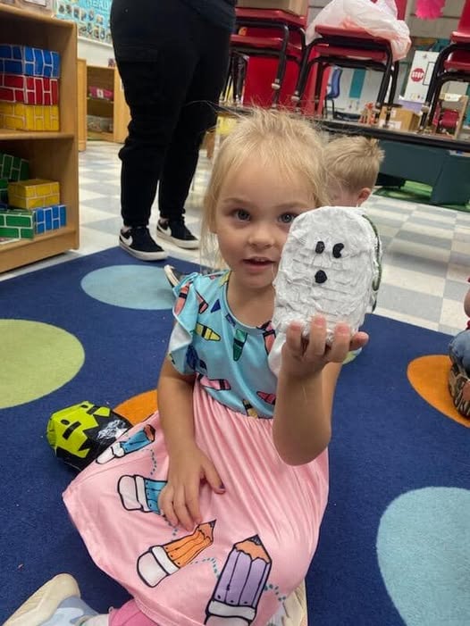 Thank you to Miss T, Mrs Kessler’s AM class parent mentor, for making personal piñatas for all the morning students to t…