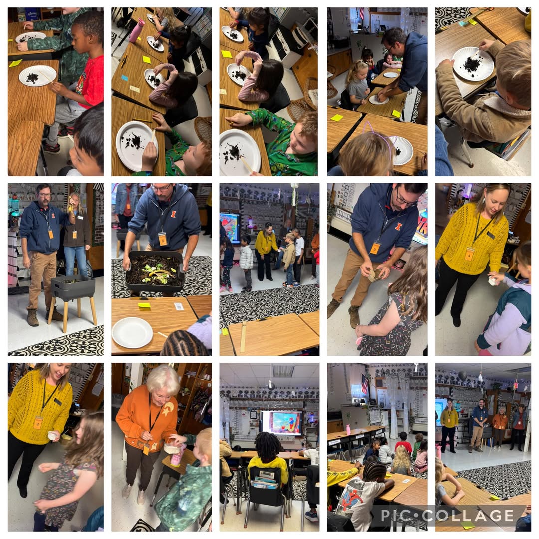 Thank you to the Master Gardeners for visiting Mrs. Coupland’s class! Students learned all about soil, worms, and decomp…