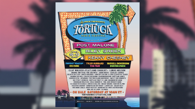Kenny Chesney, Post Malone & Riley Green top the bill at Tortuga in 2026