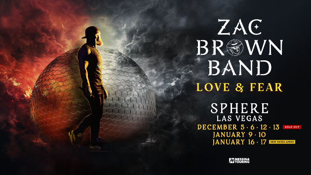 Zac Brown Band’s bringing more ‘Love & Fear’ to Sphere Las Vegas
