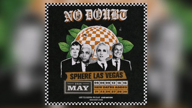 No Doubt adds six shows to Las Vegas Sphere residency