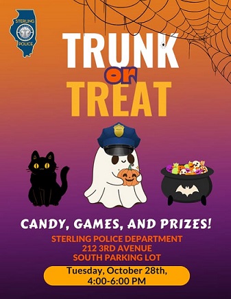 Trunk or Treat with Sterling PD