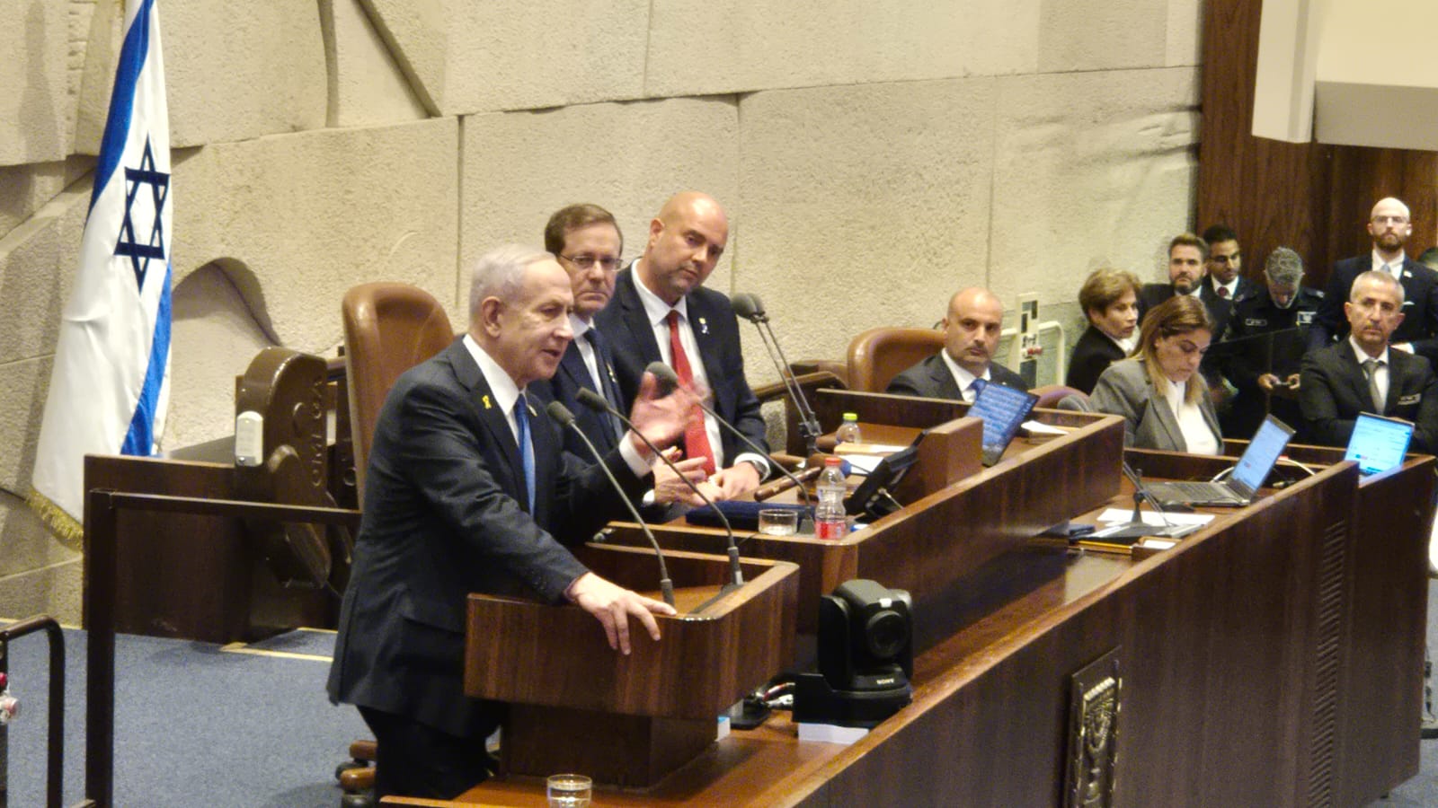 The Media Line: Israeli Parliament’s Winter Session Opens in Chaos as Speaker Refuses To Acknowledge Supreme Court President