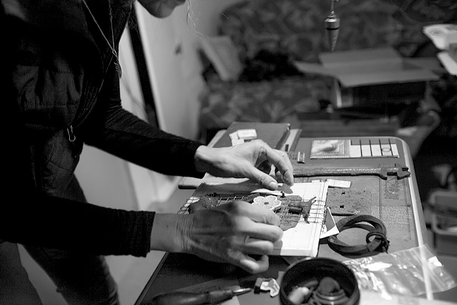 “Lettering and Assemblage: (things I love, my art so far),” October 20 through December 12