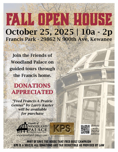 Experience Local History at the Woodland Palace Fall Open House in Francis Park on October 25, 2025