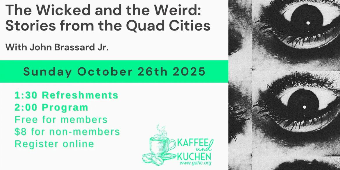 “The Wicked & the Weird: Stories from the Quad Cities,” October 26